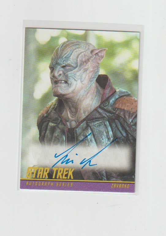 2017 Star Trek Beyond Autographs Beyond Classic Movie Design Kim Kold as Zavanko