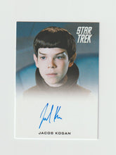 Load image into Gallery viewer, 2017 Star Trek Beyond Autographs Beyond Jacob Kogan as Young Spock
