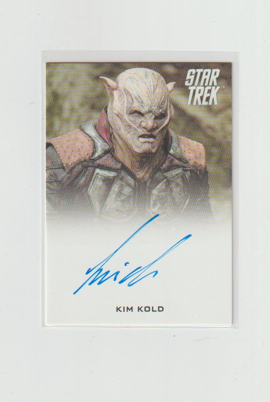 2017 Star Trek Beyond Autographs Beyond Kim Kold as Zavanko