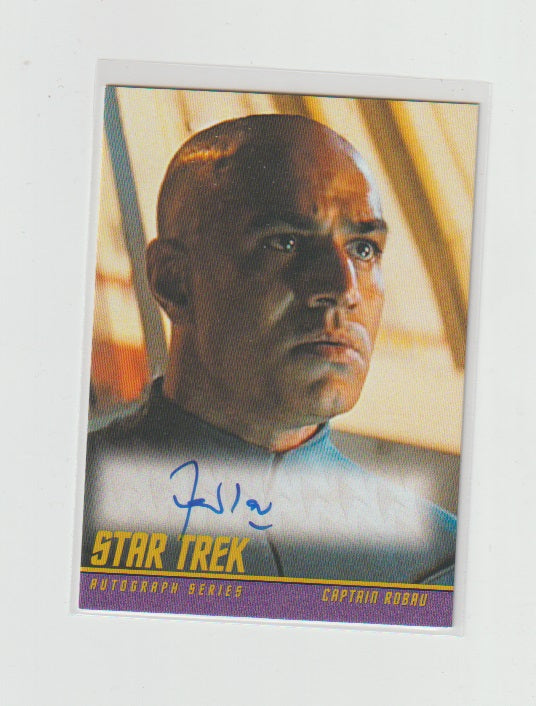 2017 Star Trek Beyond Autographs Classic Movie Design Faran Tahir as Captain Robau