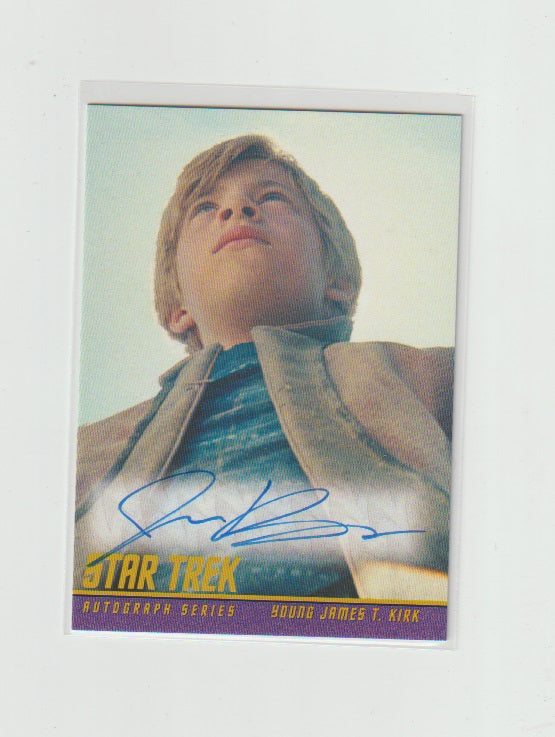 2017 Star Trek Beyond Autographs Classic Movie Design Jimmy Bennett as Young James T. Kirk