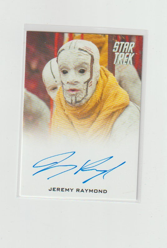 2017 Star Trek Beyond Autographs Into Darkness Vertical Jeremy Raymond as Nibiru Leader