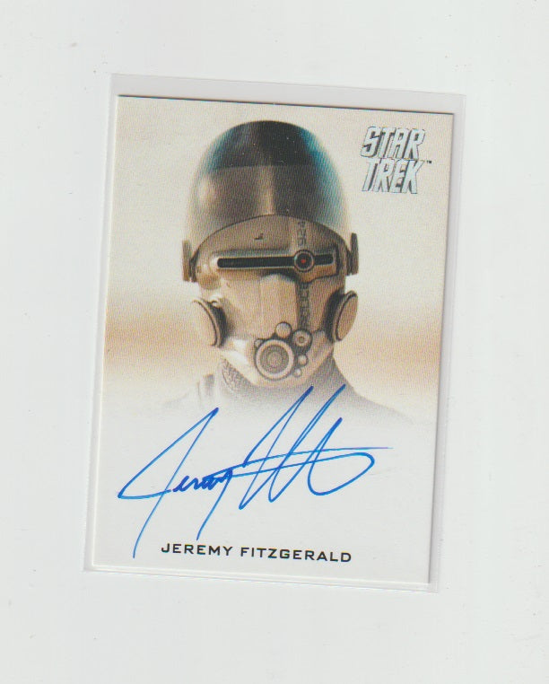 2017 Star Trek Beyond Autographs Jeremy Fitzgerald as Iowa Cop