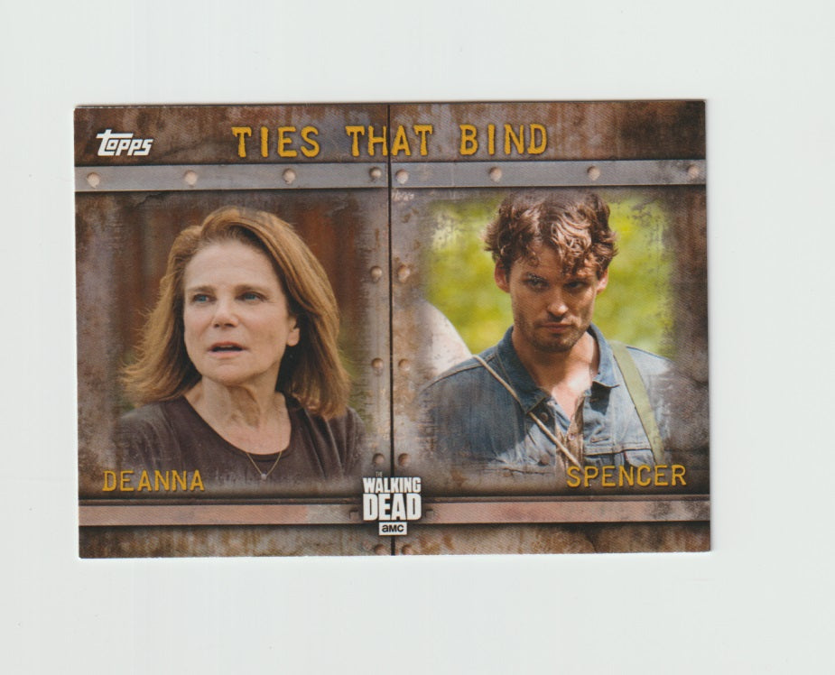 2017 The Walking Dead Season 6 Ties That Bind #F-3 Deanna & Spencer