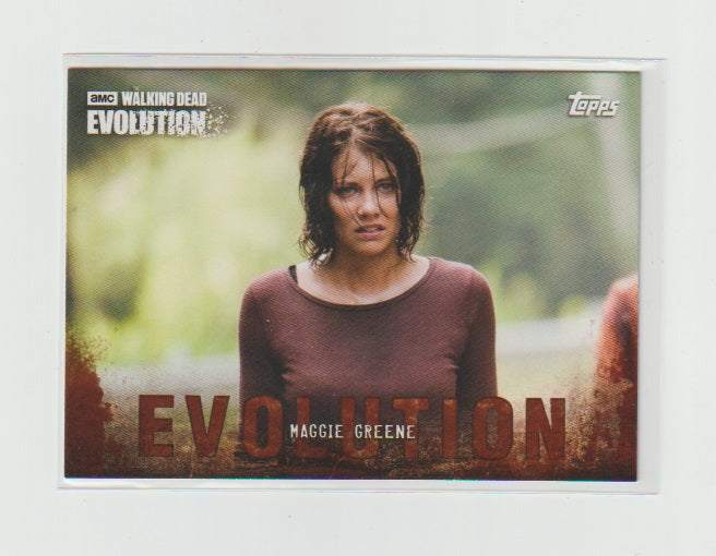 2017 Walking Dead Evolution Brown #36 Maggie Greene