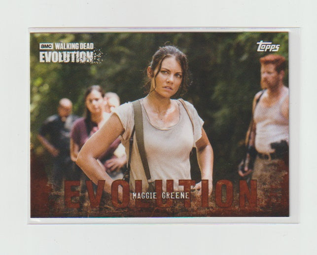 2017 Walking Dead Evolution Brown #37 Maggie Greene