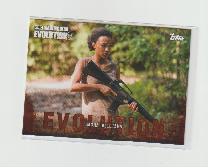 2017 Walking Dead Evolution Brown #45 Sasha Williams