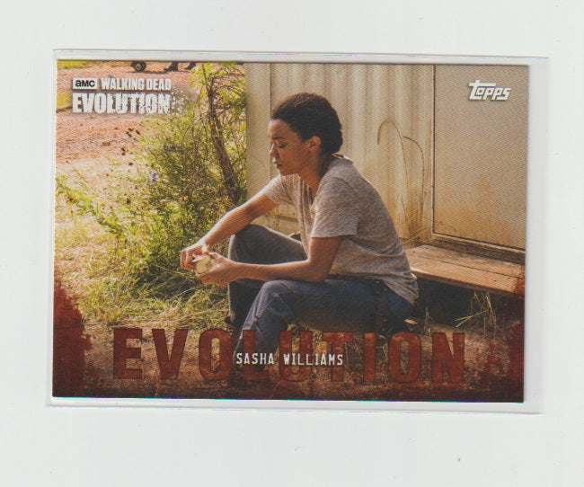 2017 Walking Dead Evolution Brown #47 Sasha Williams