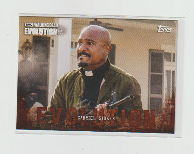 2017 Walking Dead Evolution Brown #61 Gabriel Stokes