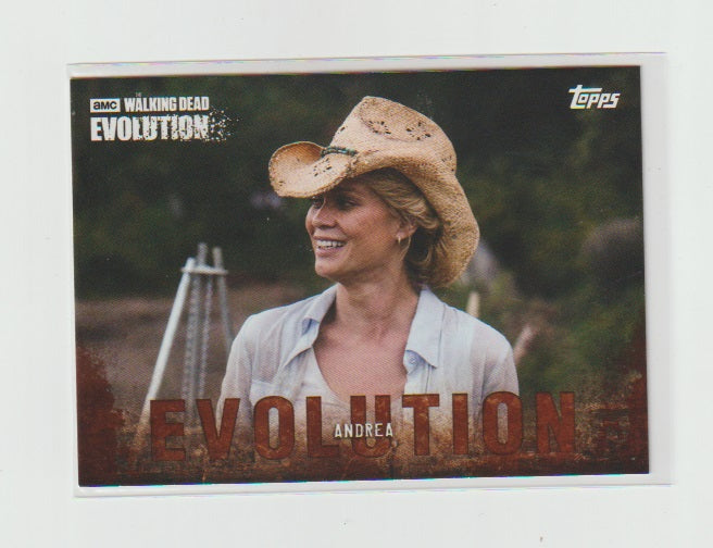 2017 Walking Dead Evolution Brown #66 Andrea