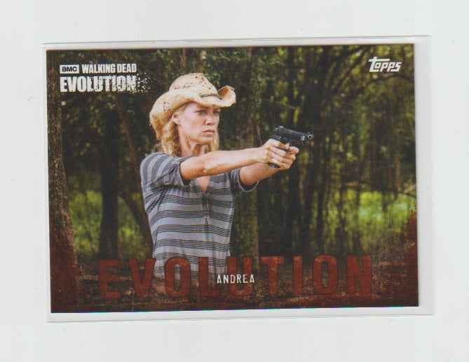 2017 Walking Dead Evolution Brown #67 Andrea