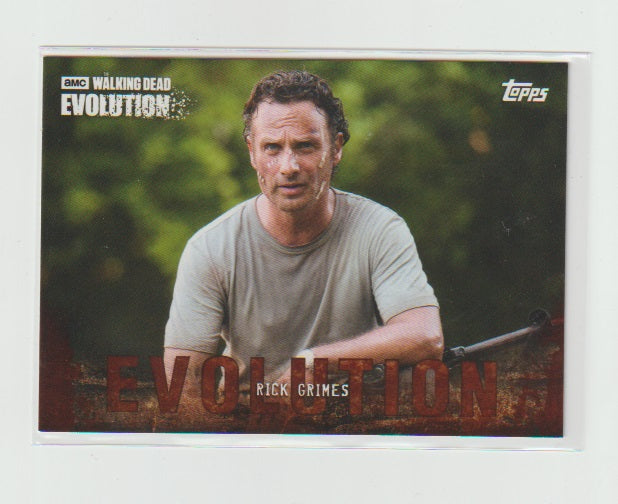 2017 Walking Dead Evolution Brown #6 Rick Grimes