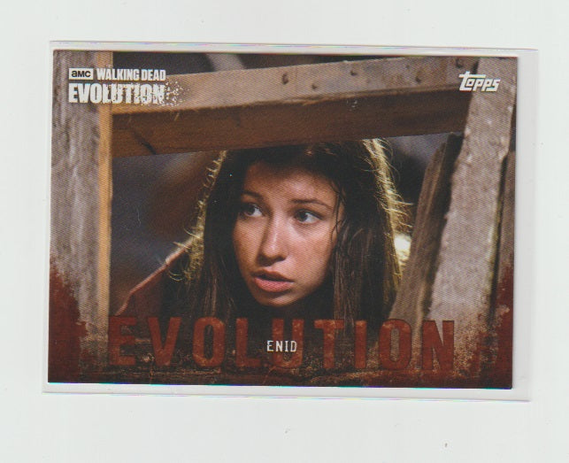 2017 Walking Dead Evolution Brown #89 Enid