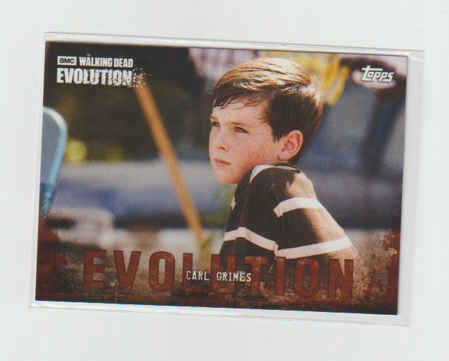 2017 Walking Dead Evolution Brown #8 Carl Grimes