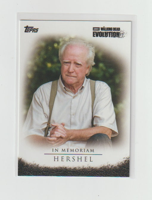 2017 Walking Dead Evolution In Memoriam #IM-9 Hershel