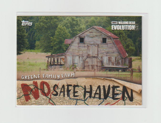 2017 Walking Dead Evolution No Safe Haven #NSF-4 Greene Family Farm