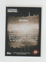 Load image into Gallery viewer, 2017 Walking Dead Evolution Walker Black #WA-6 Deanna
