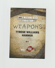 Load image into Gallery viewer, 2017 Walking Dead Evolution Weapons Brown #W-4 Tyreese Williams Hammer
