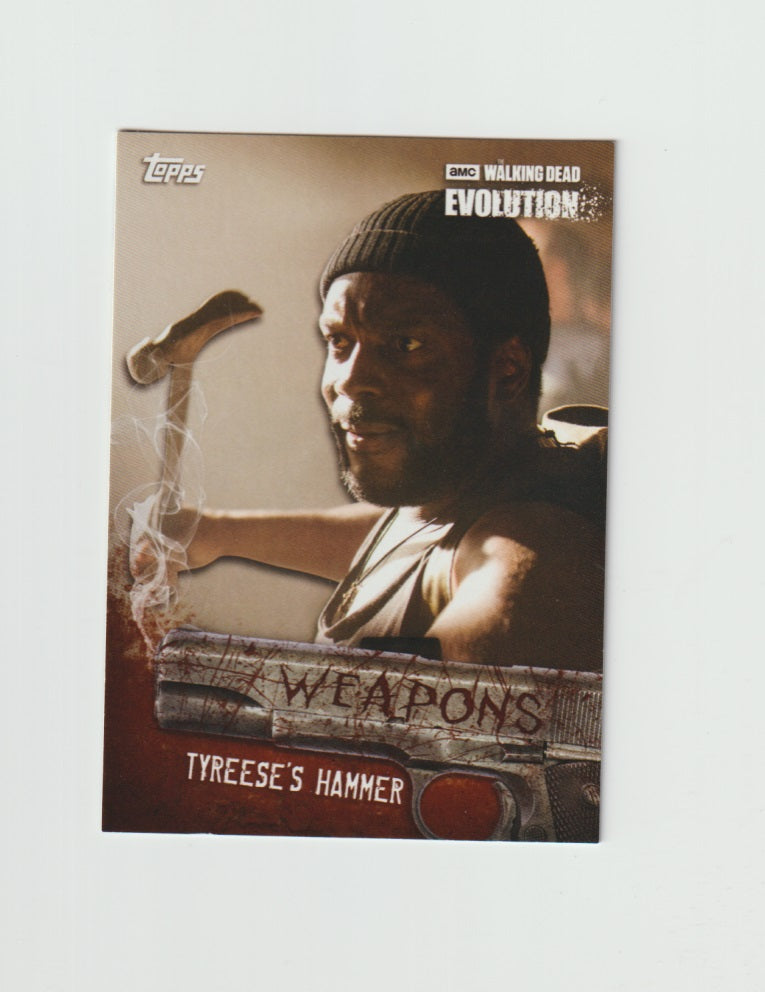 2017 Walking Dead Evolution Weapons Brown #W-4 Tyreese Williams Hammer