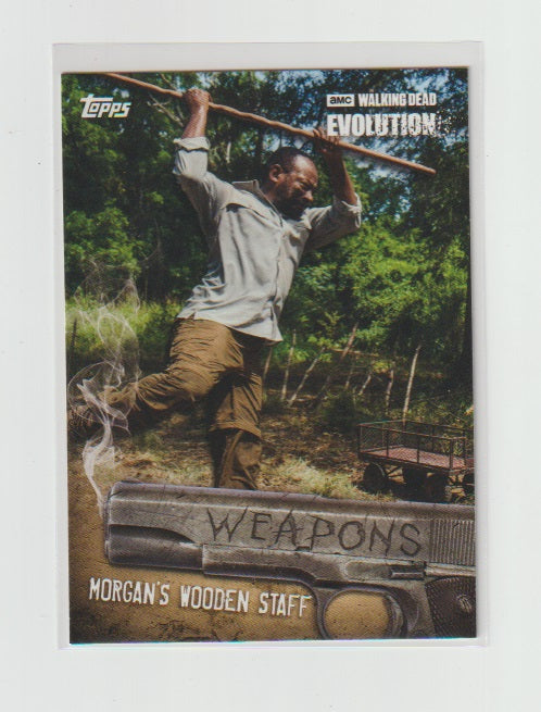 2017 Walking Dead Evolution Weapons #W-10 Morgan Jones Wooden Staff