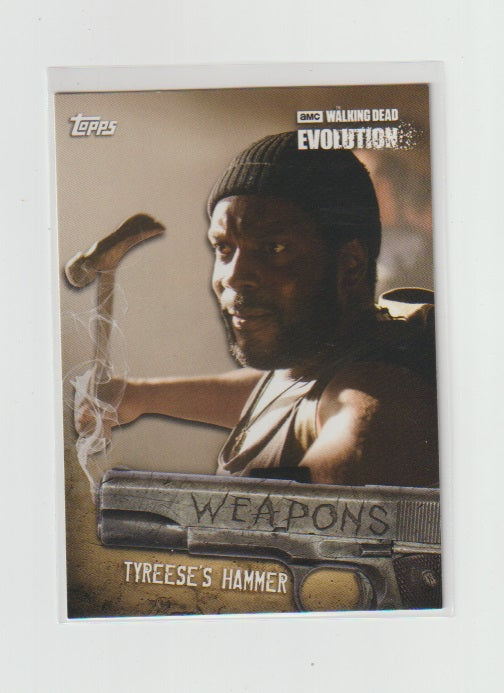 2017 Walking Dead Evolution Weapons #W-4 Tyreese Williams Hammer