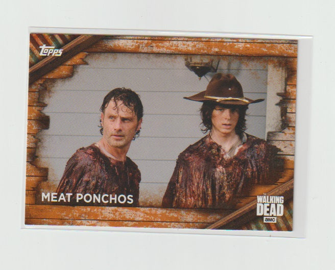 2017 Walking Dead Season 6 Rust #42 Meat Ponchos