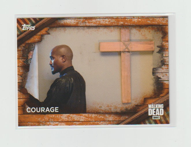 2017 Walking Dead Season 6 Rust #49 Courage