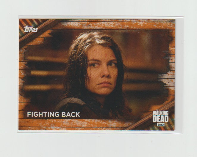 2017 Walking Dead Season 6 Rust #75 Fighting Back