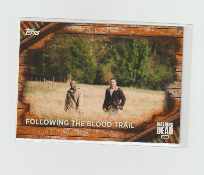 2017 Walking Dead Season 6 Rust #85 Following The Blood Trail