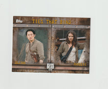 Load image into Gallery viewer, 2017 Walking Dead Season 6 Ties That Bind #F-2 Glenn &amp; Maggie
