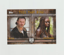 Load image into Gallery viewer, 2017 Walking Dead Season 6 Ties That Bind #F-7 Rick &amp; Michonne
