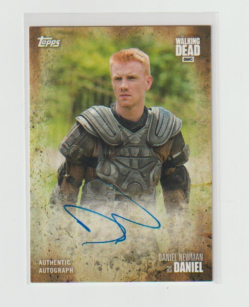 2017 Walking Dead Season 7 Autographs #A-DN Daniel Newman as Daniel