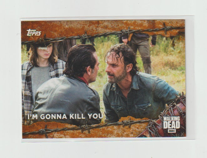 2017 Walking Dead Season 7 Rust #97 I'm Gonna Kill You