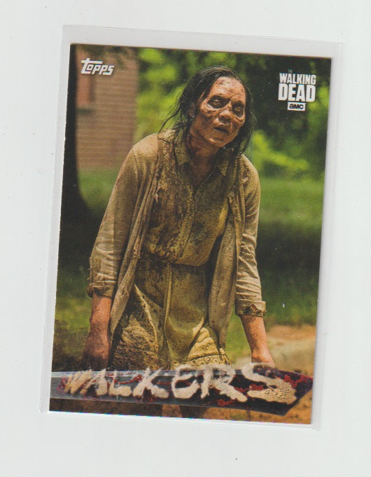 2017 Walking Dead Season 7 Walkers #W-1 Walker