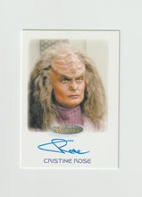 Load image into Gallery viewer, 2017 Women of Star Trek 50th Anniversary Autographs Christine Rose as Gi&#39;Ral
