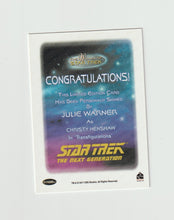 Load image into Gallery viewer, 2017 Women of Star Trek 50th Anniversary Autographs Julie Warner as Christy Henshaw
