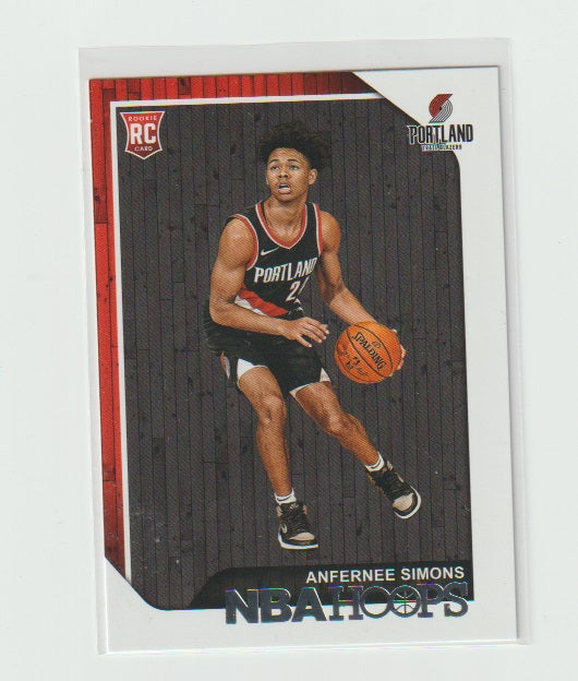 2018-19 Hoops Rookie RC Card #277 Anfernee Simons