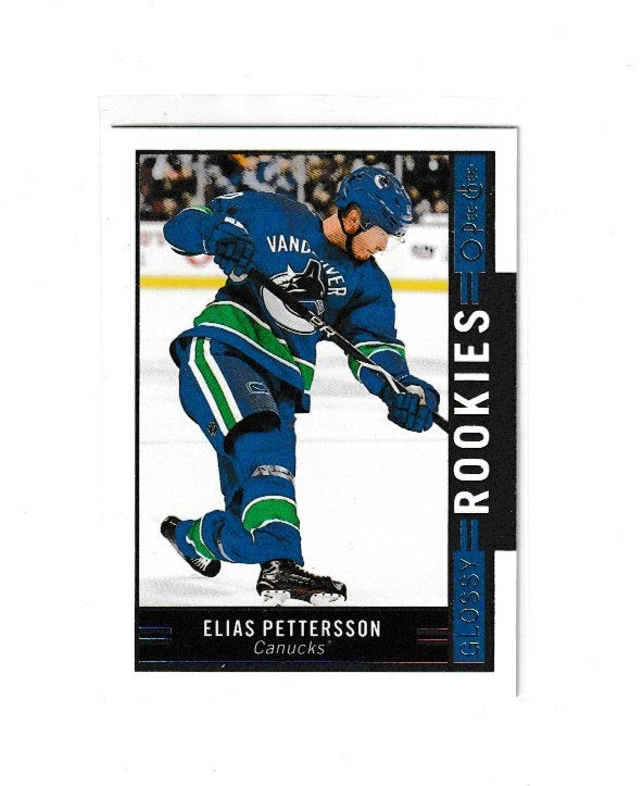 2018-19 O-Pee-Chee Glossy Rookies #R-10 Elias Pettersson