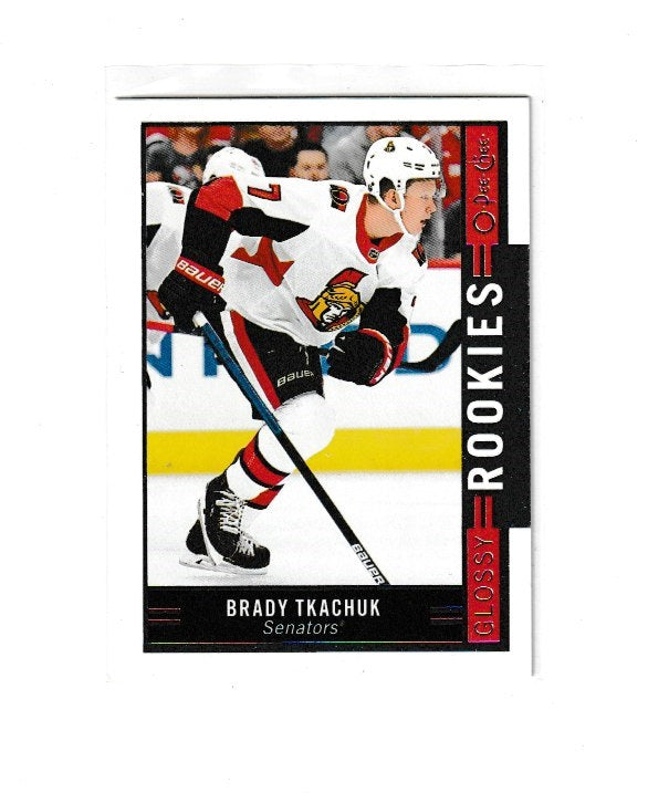 2018-19 O-Pee-Chee Glossy Rookies #R-3 Brady Tkachuk