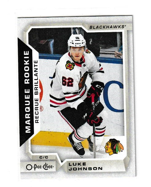 2018-19 O-Pee-Chee Marquee Rookies #631 Luke Johnson