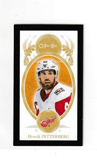 2018-19 O-Pee-Chee Mini Black #M-63 Henrik Zetterberg