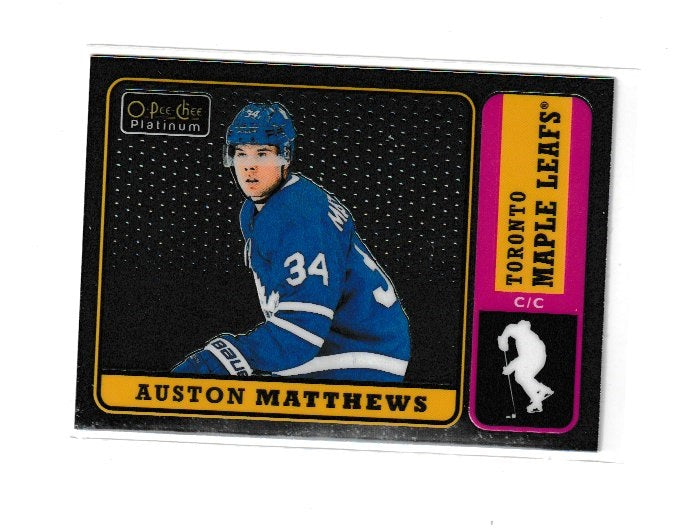 2018-19 O-Pee-Chee Platinum Retro #R-50 Auston Matthews