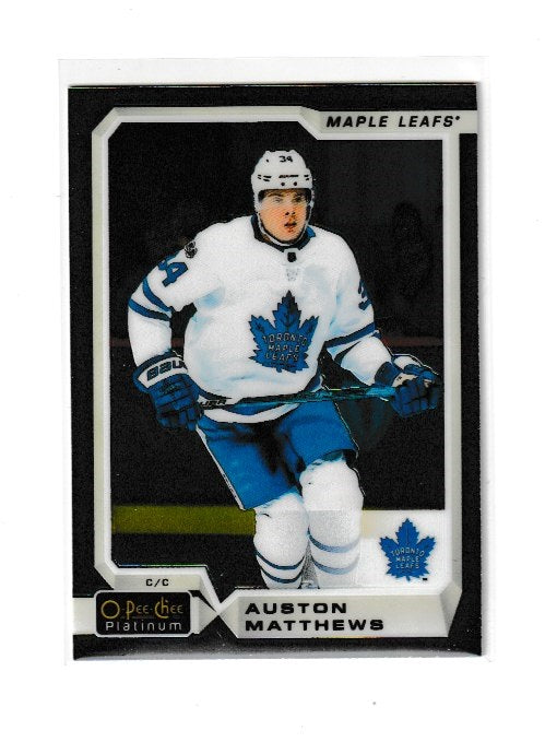 2018-19 O-Pee-Chee Platinum #100 Auston Matthews