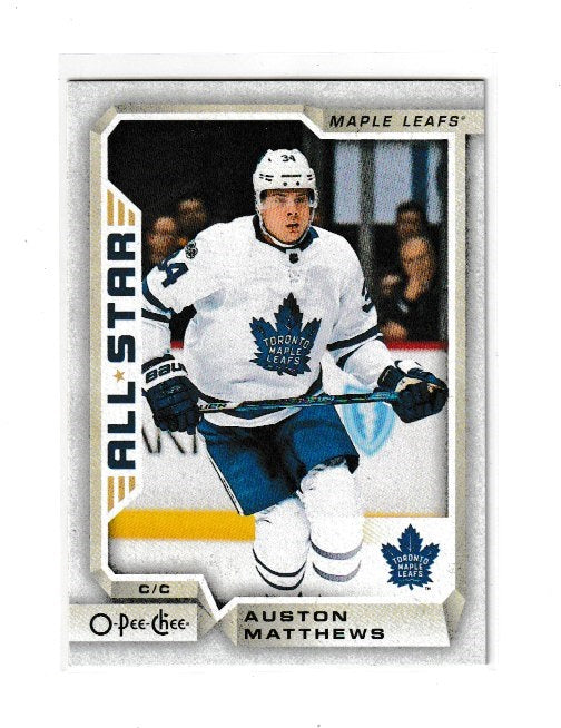 2018-19 O-Pee-Chee #105 Auston Matthews