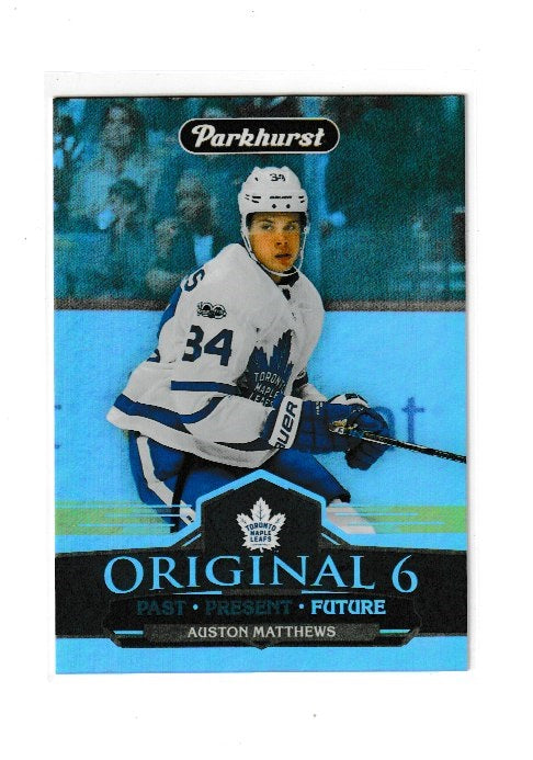 2018-19 Parkhurst Original 6 #O6-6 Auston Matthews