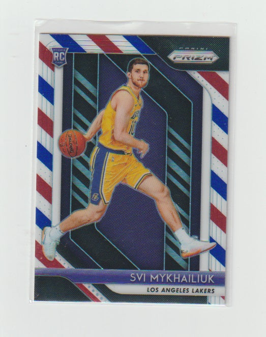 2018-19 Prizm Red White & Blue #274 Svi Mykhailiuk