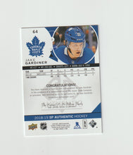 Load image into Gallery viewer, 2018-19 SP Authentic Limited Autographs #64 Jake Gardiner
