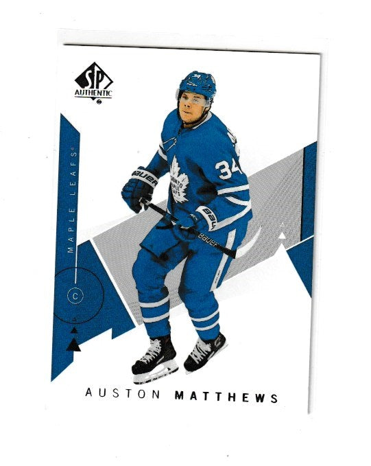 2018-19 SP Authentic #31 Auston Matthews