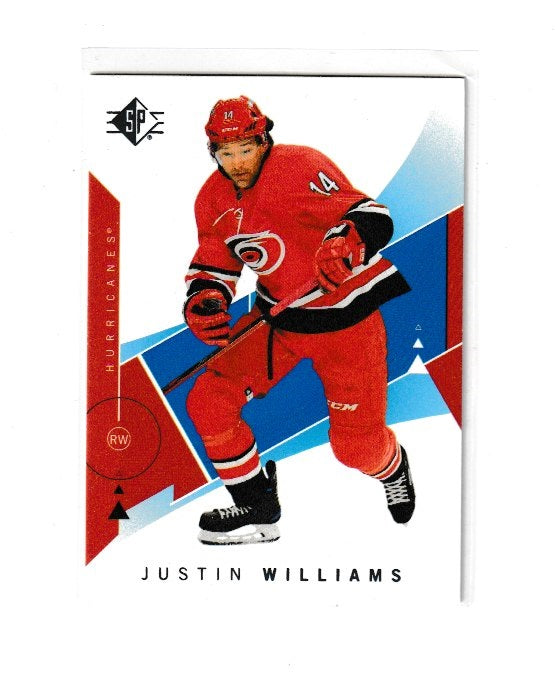 2018-19 SP Blue #19 Justin Williams