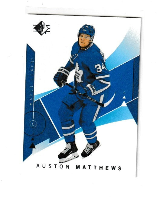 2018-19 SP Blue #31 Auston Matthews